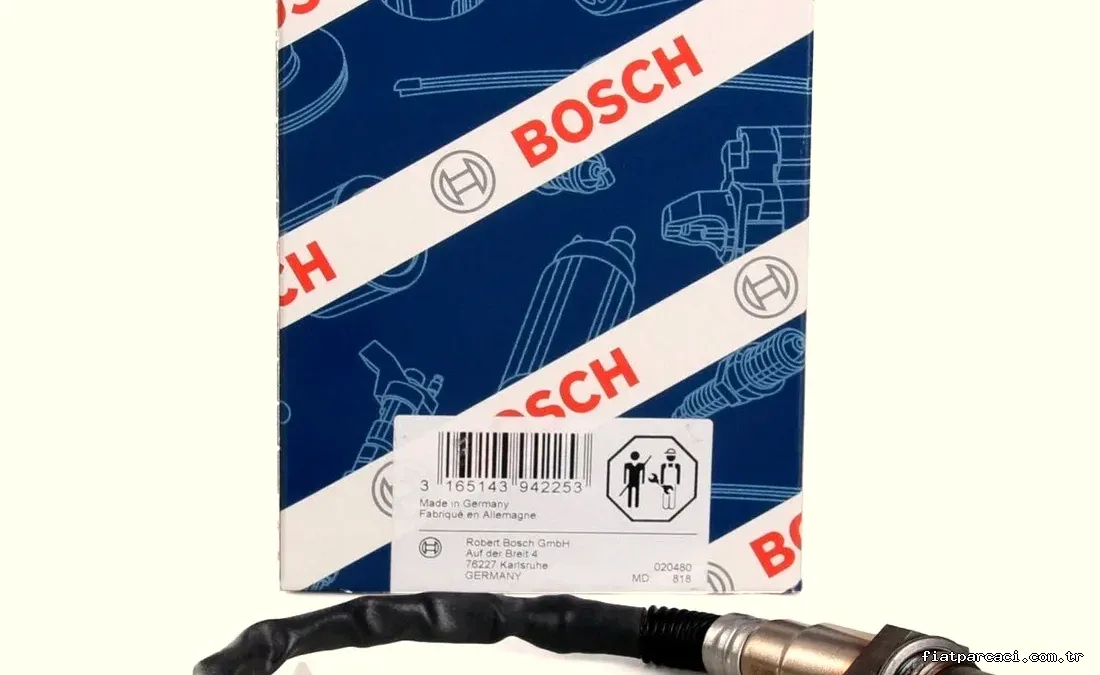 BOSCH 0258006499 | Opel Corsa C 1.2 / 1.4 Benzinli (Z12XEP-Z14XEP) Oksijen Sensörü Konum 2 2003-2006 - BOSCH - BOS.02580