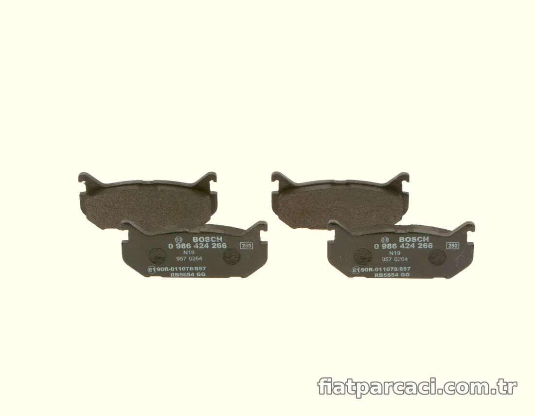 BOSCH 0986424266 Fren Disk Balata - BOSCH - 0986424266