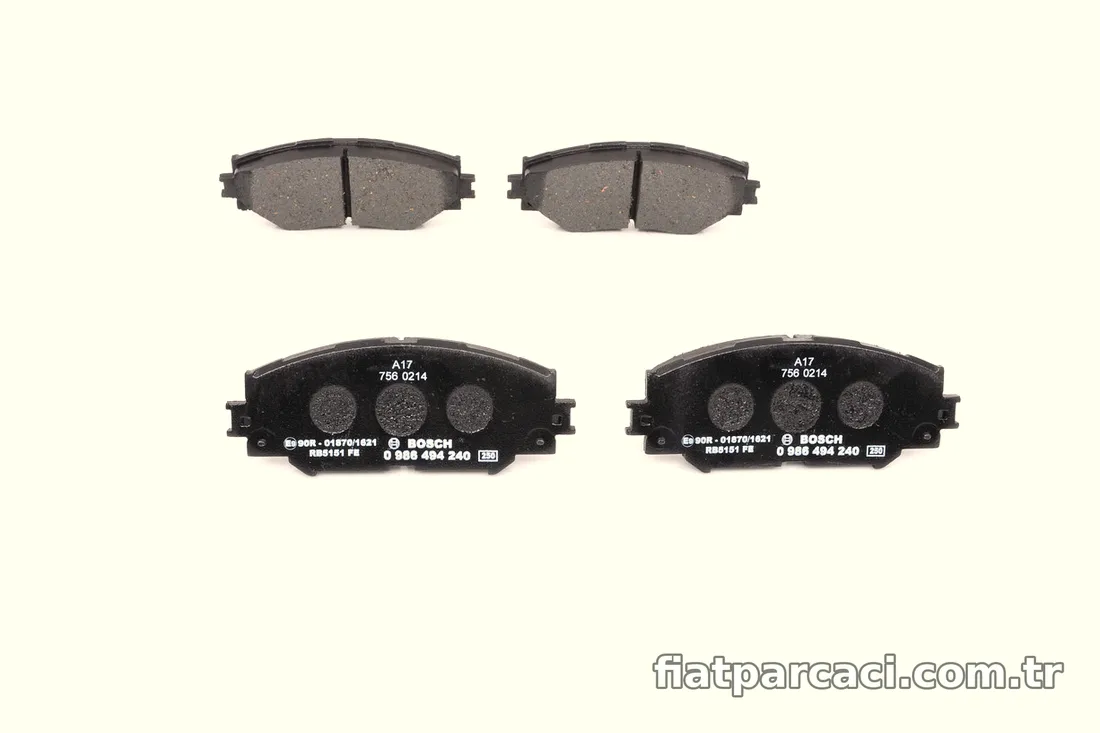 BOSCH 0986494240 Fren Disk Balata - BOSCH - 0986494240