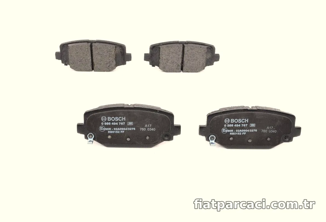 BOSCH 0986494767 Fren Disk Balata - BOSCH - 0986494767