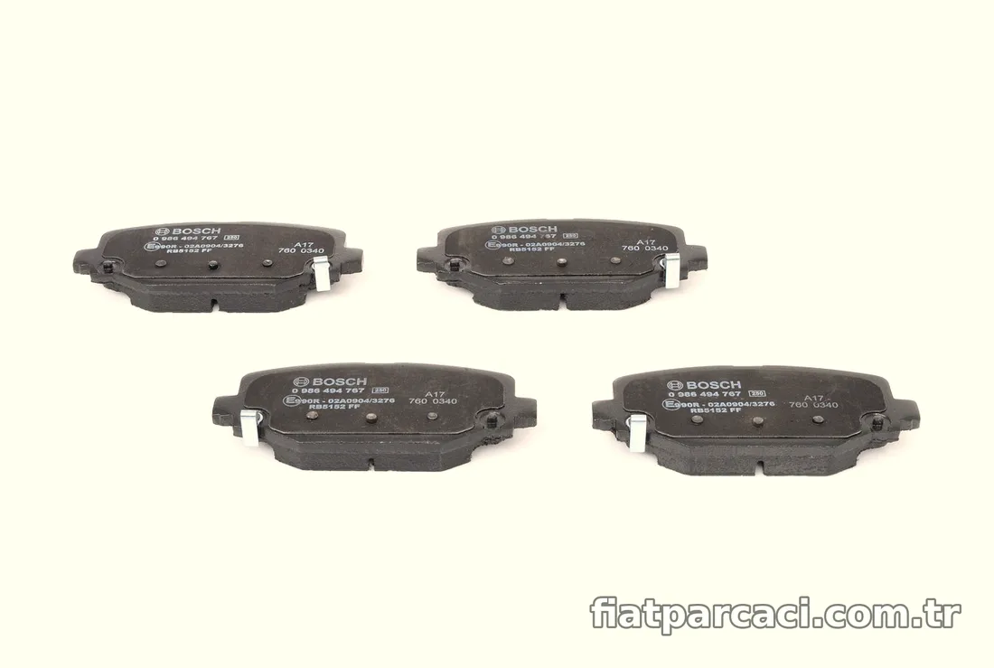 BOSCH 0986494767 Fren Disk Balata - BOSCH - 0986494767