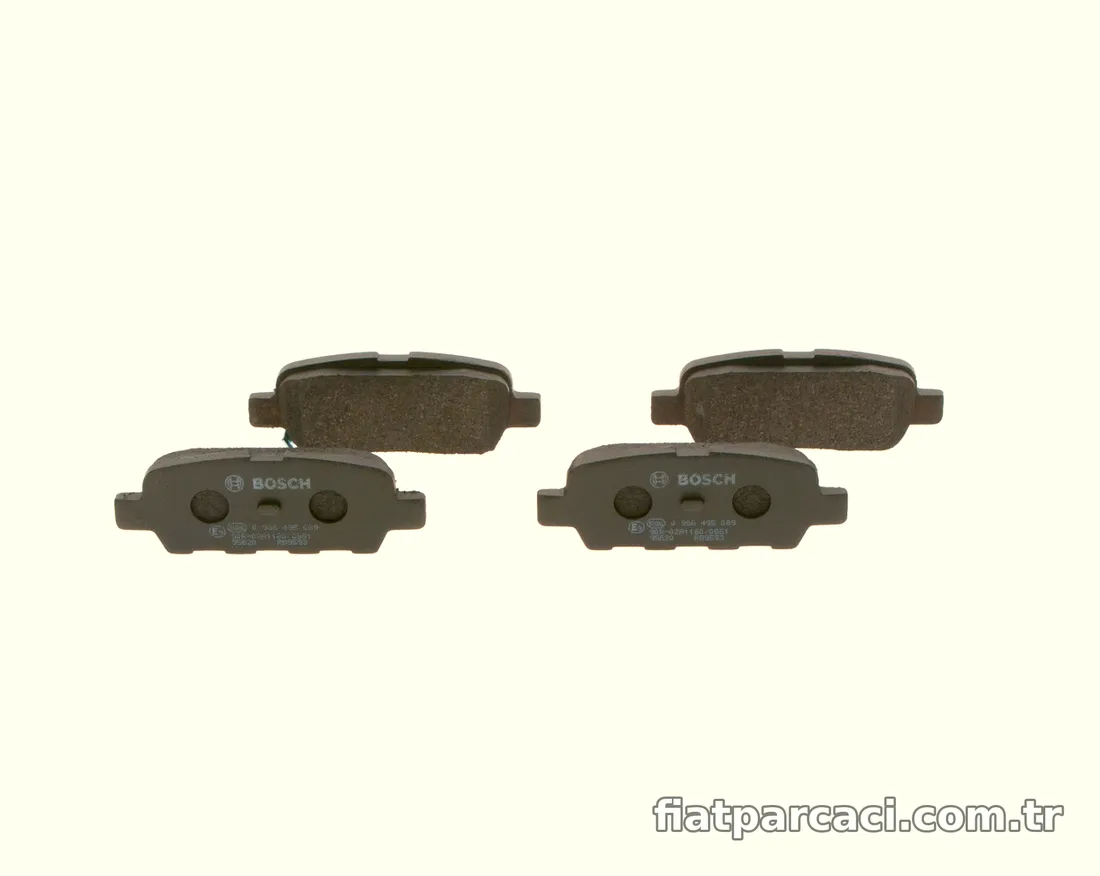 BOSCH 0986495089 Fren Disk Balata - BOSCH - 0986495089
