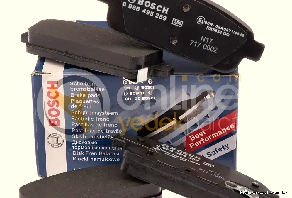 BOSCH 0986495259 | Arka Fren Balatası Astra J Mokka Cruze Aveo T300 Zafira C Trax - BOSCH - BOS.0986495259