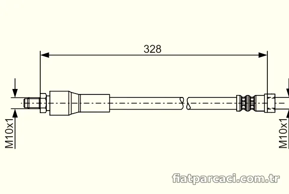 BOSCH 1987481001 Fren Hortumu - BOSCH - 1987481001