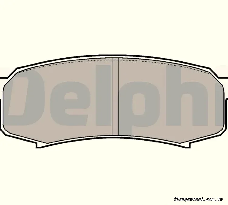 DELPHI LP963 Fren Disk Balata - DELPHI - LP963
