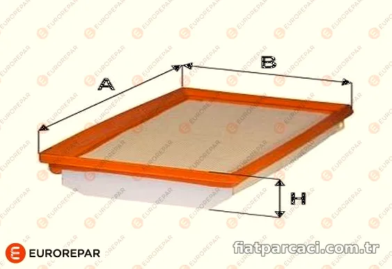 EUROREPAR 1682262080 Hava Filtresi - EUROREPAR - 1682262080