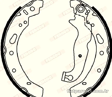 FERODO FSB4018 Fren Pabuçlu Balata - FERODO - FSB4018