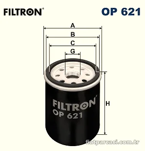 FILTRON OP621 Yağ Filtresi