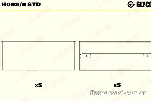 GLYCO H0985STD Ana Yatak