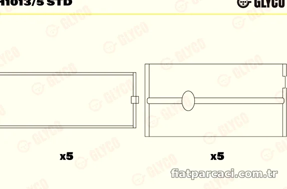 GLYCO H10135STD Ana Yatak - GLYCO - H10135STD