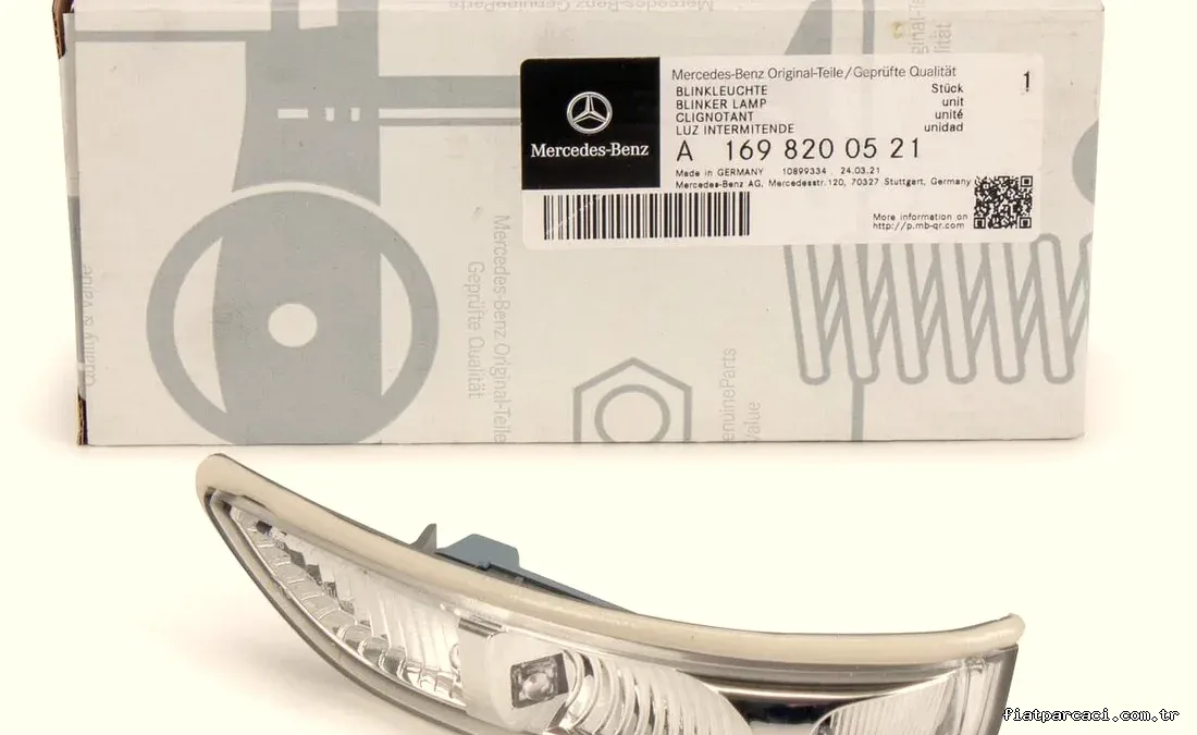 MERCEDES-BENZ A1698200521 | A Serisi W169 B Serisi W245 Kasa Sol Dikiz Ayna Sinyali Orijinal - MERCEDES-BENZ - A16982005