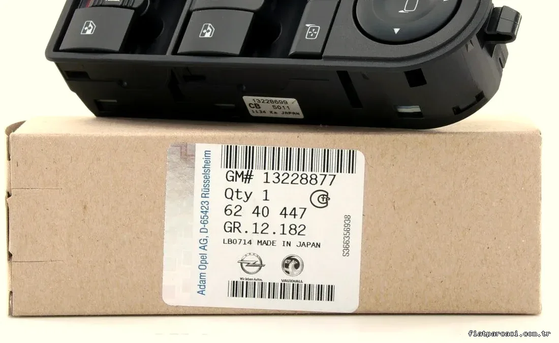 PSA 13228877 | Sol Cam Kaldırma Düğmesi Opel Astra H - MOPAR (PSA) - 13228877
