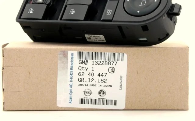 PSA 13228877 | Sol Cam Kaldırma Düğmesi Opel Astra H