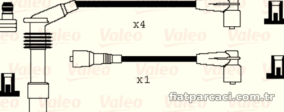 BUJI+BOBIN KABLOSU ASTRA F 1,4 - Valeo - VALEO 346010