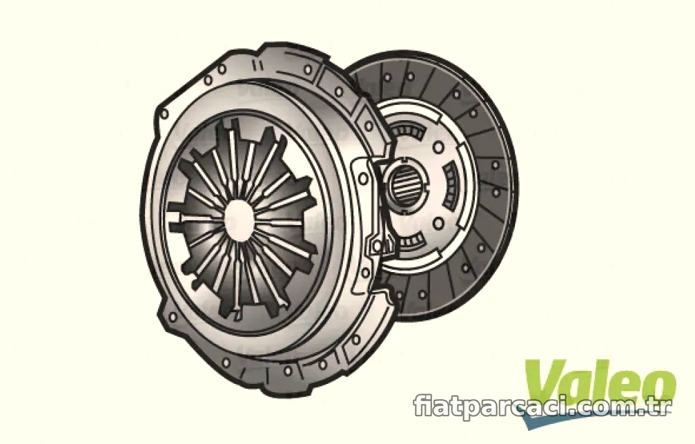 DEBRIYAJ SETI RULMANSIZ IDEA 1,9D (240 CAP) - Valeo - VALEO 826636