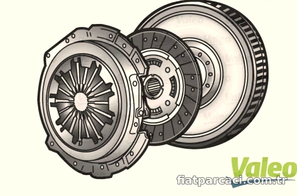KIT 4P DEBRIYAJ TAKIMI (VOLANLI) FIAT,OPEL,SUZUKI,VAUXHALL (2005>) - Valeo - VALEO 835148