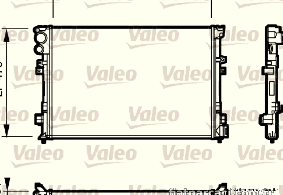 MOTOR SU RADYATORU EXPERT JUMPY SCUDO XUD9TE (1,9TD) KLIMASIZ < 2000 - Valeo - VALEO 731168