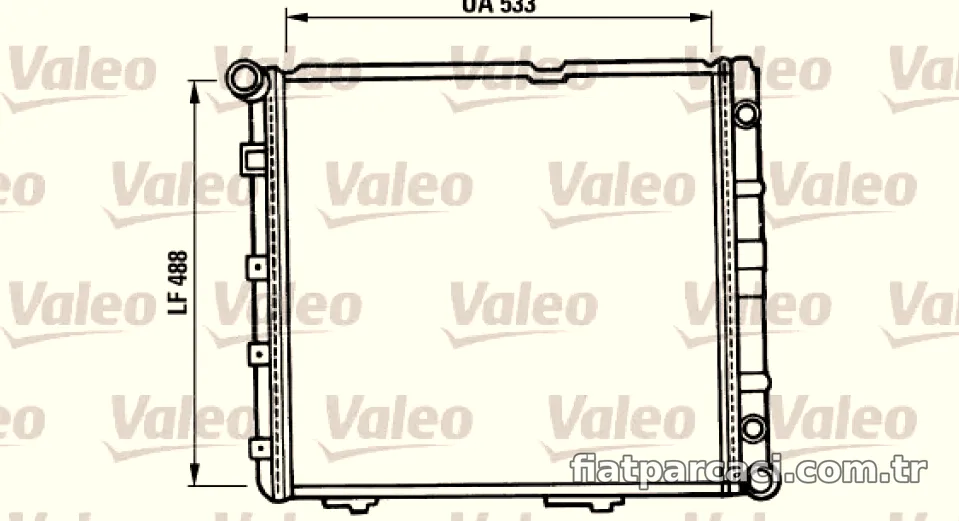 MOTOR SU RADYATORU (KLIMALI) W124 85>93 S124 86>93 - Valeo - VALEO 819387