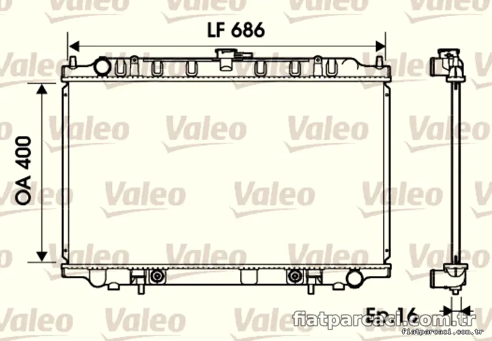 MOTOR SU RADYATORU MAXIMA 95>00 OTOMATIK - Valeo - VALEO 734150