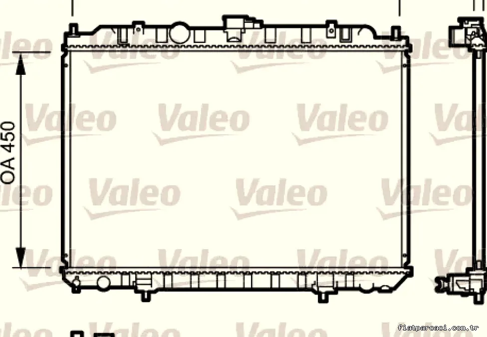 MOTOR SU RADYATORU NISSAN X TRAIL (QR20) 02>13 MANUEL - Valeo - VALEO 735063