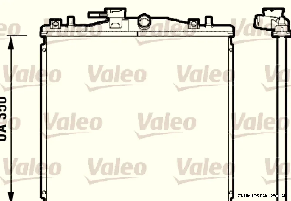 MOTOR SU RADYATORU SUBARU VIVIO 92>98 MANUEL - Valeo - VALEO 734157