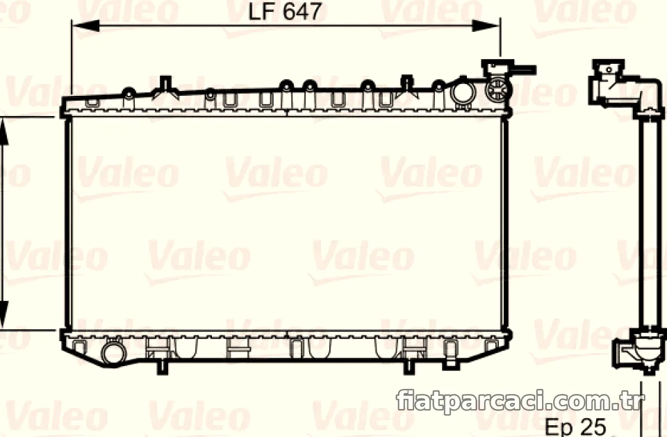 MOTOR SU RADYATORU SUNNY D 2,0 90>94 MANUEL - Valeo - VALEO 731665