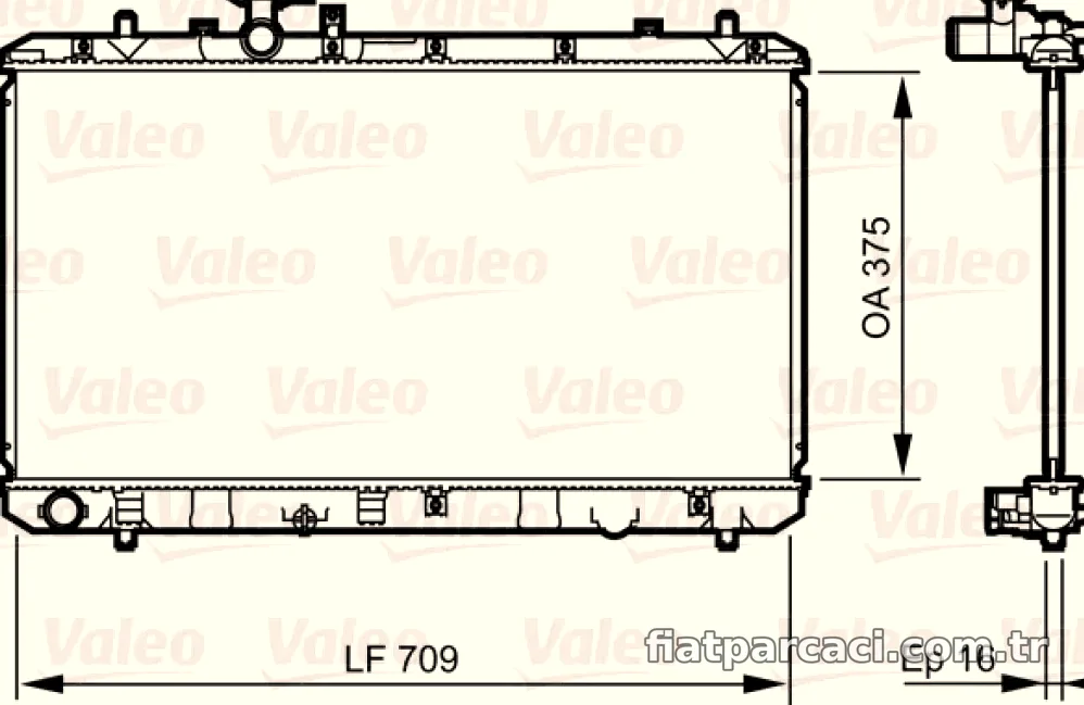 MOTOR SU RADYATORU SX4 06>10 MANUEL - Valeo - VALEO 735407