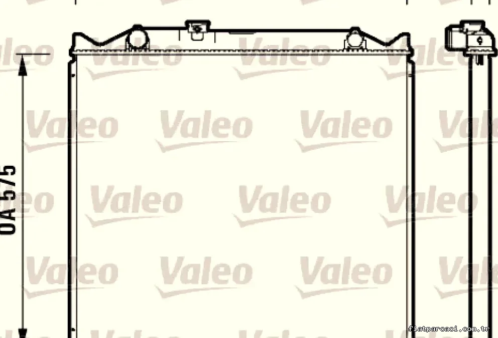 MOTOR SU RADYATORU TOYOTA LAND CRUISER 96>01 OTOMATIK - Valeo - VALEO 734206