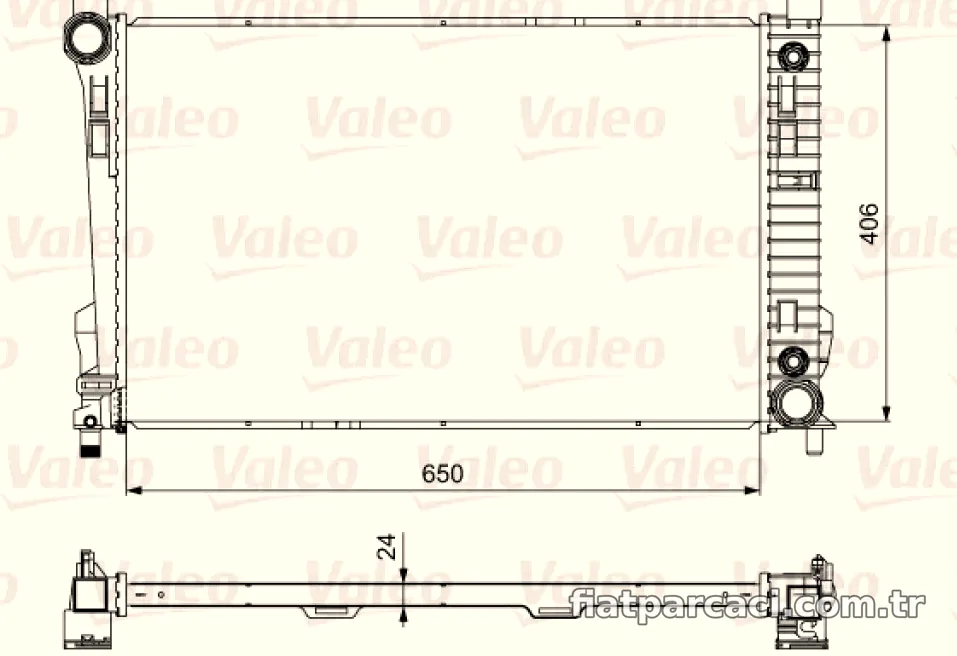 MOTOR SU RADYATORU W203 00>07 CL203 02>08 S203 01>07 C209 02>09 A209 03>10 R171 04>11 - Valeo - VALEO 732741