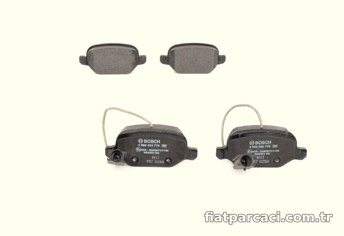 BOSCH 0986494776 Fren Disk Balata - BOSCH - 0986494776