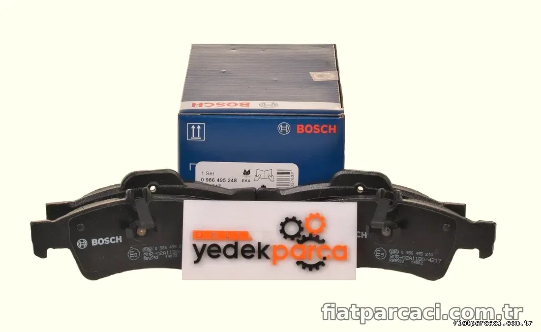 BOSCH 0986495248 | Mercedes W212 Kasa E250 W211-212-220-221 Arka Fren Balata Takımı | 1 Adet - BOSCH - BOS.0986495248 ,2