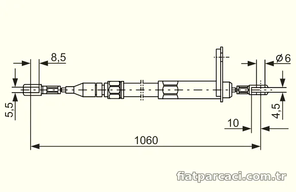 BOSCH 1987477047 El Fren Teli - BOSCH - 1987477047