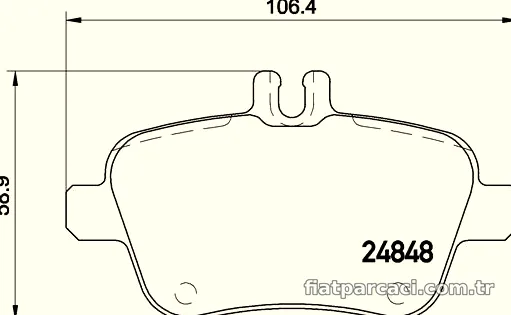 BREMBO P50091 Fren Disk Balata - BREMBO - P50091