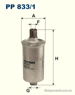 FILTRON PP8331 Yakıt Filtresi - FILTRON - PP8331