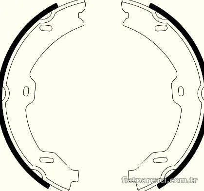 HELLA PAGID 8DA355050781 El Fren Balatası - HELLA PAGID - 8DA355050781