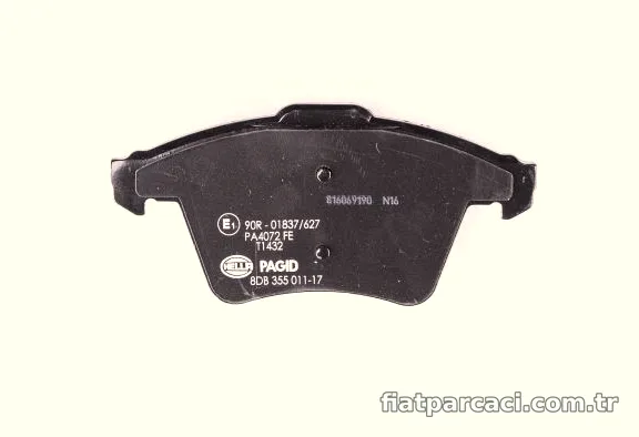 HELLA PAGID 8DB355011171 Fren Disk Balata - HELLA PAGID - 8DB355011171