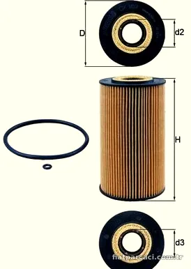 KNECHT OX169D Yağ Filtresi - KNECHT - OX169D