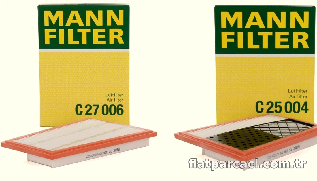 Mercedes Benz W164 ML 320 CDI Hava Filtre Takımı Mann Marka - MANN - MAN.C27006 / MAN.C25004 , 1