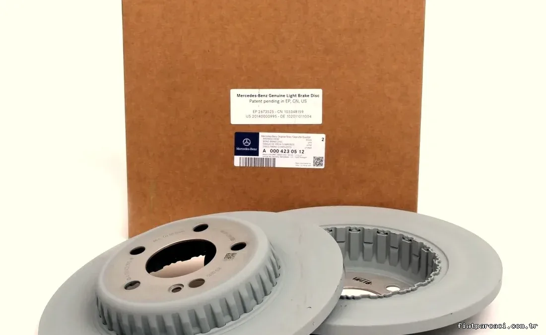 MERCEDES-BENZ A0004230512 | W205 Kasa C160/C180/C200 Arka Fren Disk Takımı Orijinal - MERCEDES-BENZ - A0004230512 *2