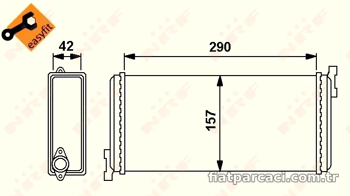 NRF 54240 Kalorifer Radyatörü - NRF - 54240