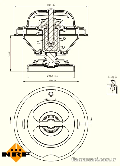 NRF 725062 Termostat - NRF - 725062
