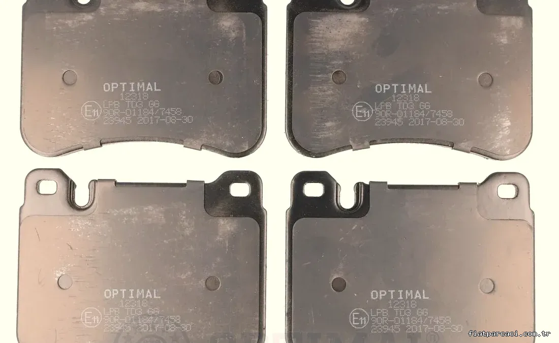 OPTIMAL BP12318 Fren Disk Balata - OPTIMAL - BP12318