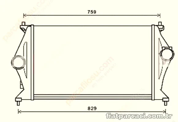 ORJINAL Turbo Radyatörü /İnterkol 282703A000