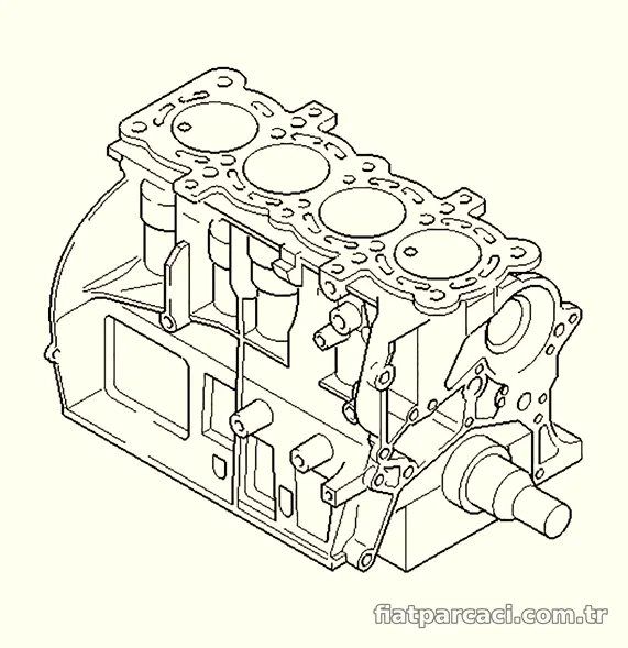 ORJINAL Yarım Motor DV6D 1.6 DIZEL CV6Q6011AB - ORJINAL