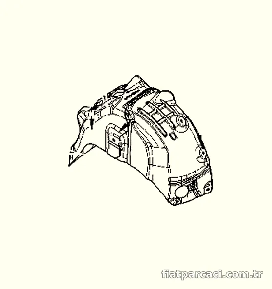 RAM arka davlumbaz sol 86821D7000 - RAM
