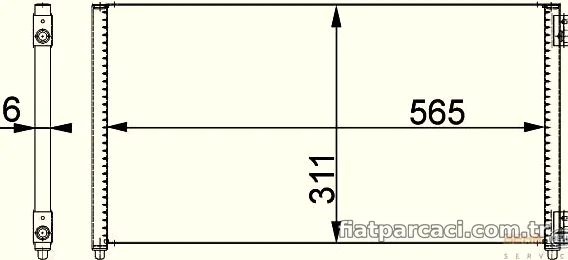 UNICORE Klima Radyatörü RA7110930