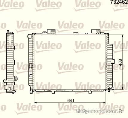VALEO 732462 Su Radyatörü - VALEO - 732462