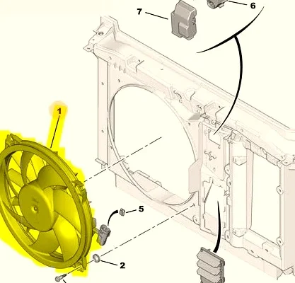 VALEO Fan Motoru 696326