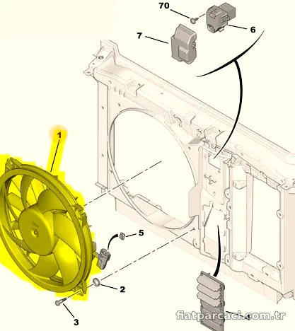 VALEO Fan Motoru 696326 - VALEO